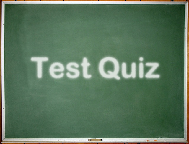 Test Quiz (nævn alle)