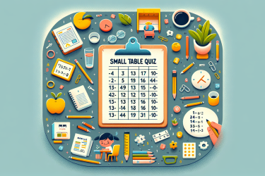 Lille tabel quiz