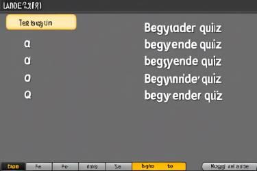 Lande quiz for begynder
